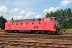 219 003-1 stand beim heizhausfest im schsischen eisenbahnmuseum chemnitz-hilbersdorf,21.08.21