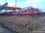 232 187-5 (BW Halle) & 232 134-7 (BW Halle) in Mukran am 7.4.13