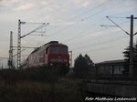 232 255 vor dem Tor des SFW in Delitzsch am 5.4.16