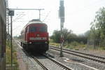 232 571 bei der durchfahrt in Stumsdorf am 11.8.20  