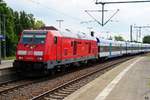 einfahrt der 245 004 mit den RE6 von hh-altona nach itzehoe,18.07.20