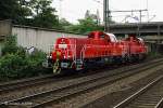 265 015 und 261 017 fuhren am 13.06.13 durch bhf harburg