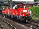 261 040-0 und 261 034-3 fuhren durch harburg am 02.07.13