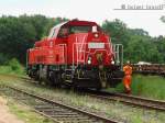 261 049-1 war beim rangieren im bhf glinde am 11.06.12