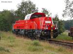 261 099-6 war beim rangieren im bhf glinde am 28.06.13