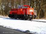 261 055-8 fuhr solo bei strahlenden sonnenschein und eisiger klte zum bhf glinde am 25.03.13   