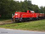 261 103-4 vor der abfahrt beim bhf glinde am 11.06.13