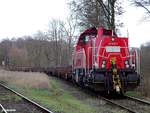 gravita 261 036-8 stand mit einen ganzzug im bahnhof von glinde,18.03.19