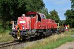 261 092-1 bei der abfahrt vom bahnhof glinde,12.08.19