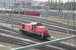 294 754 auf Rangierfahrt im Gterbahnhof Halle/Saale am 29.4.22