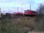 298 328 & 155 038-3 in Mukran am 27.4.13