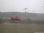 Eine BR 298er unterwegs nach Stralsund am 5.3.14