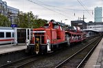 362 574-6 schob einen auto-reisezugwagen zur rampe vom bf altona,08.01.16