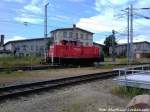 363 136-3 beim Einfahren ins Rostocker BW am 22.6.13