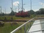 363 136-3 bei der Einfahrt ins Rostocker BW am 22.6.13