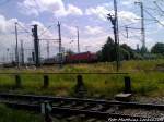 BR 101 mit einem InterCity (IC) beim Verlassen Des Bahnhofs Rostock Hbf am 22.6.13