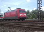 101 102-2 mit enem InterCity (IC) kurz vor Hamburg Harburg am 31.8.13