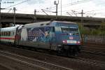 101 070-1 fuhr vom bhf hh-harburg richtung hannover mit einen IC am 15.04.14