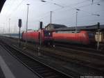 2 101we abgestellt im Bahnhof Stralsund Hbf am 14.3.14