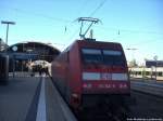 101 142-8 mit einem InterCity im Bahnhof Halle (Saale) Hbf am 1.11.14