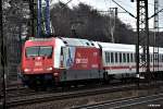 101 076-8 fuhr mit einen IC zum bf hh-harburg,12.02.16