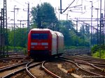 101 111 und 101 XXX auf Rangierfahrt im Dresdener Hauptbahnhof am 2.7.16