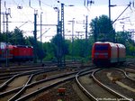 101 111 und 101 XXX auf Rangierfahrt im Dresdener Hauptbahnhof am 2.7.16