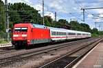 101 117-0 fuhr mit einen IC durch niederndodeleben,22.06.16