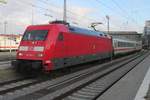 DB 101 116 verlsst am 28 Dezember 2016 Mnchen Hbf.