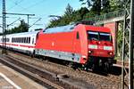 101 027-1 ist mit einen IC durch hh-harburg gabraust,07.06.19