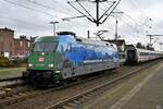 101 039 wurde abgekoppelt vom IC 2310 im bahnhof itzehoe,20.11.24