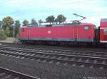 BR 112 als RE1 mit ziel Hamburg Hbf im Bahnhof Schwarzenbek am 1.9.13