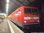 112 174 als RE20 mit ziel Magdeburg Hbfim Bahnhof Halle (Saale) Hbf am 15.9.14