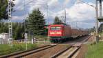 112184 mit RE 3 Stralsund - Elsterwerda am 24.08.2014 bei der Einfahrt Haltepunkt Warnitz/Uckermark (Verkehrshalt)