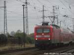 112 187 als RE3 unterwegs nach Elsterwerda am 7.11.15