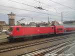 112 XXX beim einfahren in den Bahnhof Angermnde am 19.12.15