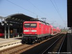 112 169 bei der Einfahrt in den Bitterfelder Bahnhof am 2.5.16