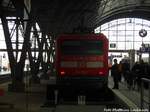 112 155 als Ersatzzug im Leipziger Hbf am 23.11.16