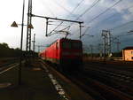 114 031 beim verlassen des bahnhofs Fulda in Richtung Abstellanlage am 7.8.18