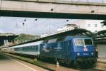 Am 31 Juli 2000 steht ZDF 120 151 in Ulm Hbf.