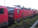 143 075-0 abgestellt am BW Halle (Saale) am 4.10.14