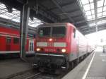 143 832-4 als S7 mit ziel Halle-Trotha beim einfahren in den Bahnhof Halle (Saale) Hbf am 9.10.14