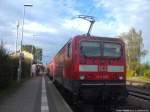 143 903 und 143 832-4 als Sandwitch unterwegs auf der S7 hier Steht der Zug im Bahnhof Halle-Trotha am 9.10.14