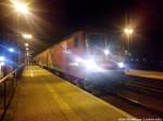 143 903 als RB mit ziel Lutherstadt Wittenberg im Bahnhof Landsberg (b Halle (Saale)) am 5.11.14