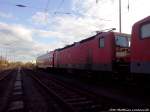 Z-Gestellte 143 61X abgestellt im Bahnhof Halle-Nietleben am 8.11.14