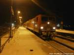 143 XXX-X mit RB 37802 mit ziel Lutherstadt Wittenberg im Bahnhof Landsberg (b Halle/Saale) am 30.12.14