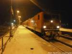 143 XXX-X mit RB 37802 mit ziel Lutherstadt Wittenberg im Bahnhof Landsberg (b Halle/Saale) am 30.12.14