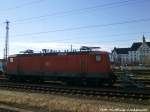 143 218-6 abgestellt am Hallenser Hbf am 13.1.15