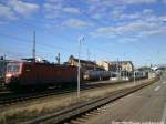 143 218-6 und 612 XXX abgestellt am Hallenser Hbf am 13.1.15