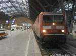 143 180 standte als RB125 mit ziel Weienfels im Leipziger Hbf zur Abfahrt bereit am 22.1.15